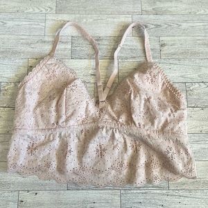 Aerie Lace Bralette in Light Pink